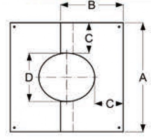 Декоративная разъемная пластина "Стандарт" 35-45°