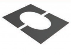 Декоративная разъемная пластина &quot;Стандарт&quot; 35-45°