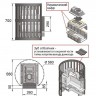 Чугунная печь легенда стандарт 22 (дт-4) б/в 2017