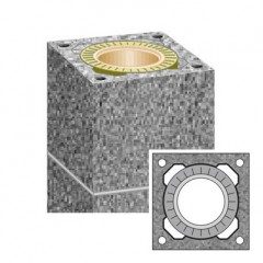 Комплект 1 пм для одноходового дымохода без вентиляции Schiedel UNI