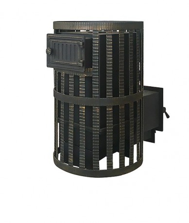 Чугунная печь для бани Везувий Ураган ковка 12 (260)