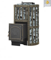 Чугунная печь для бани Везувий ураган ковка 16 (271)