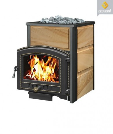 Чугунная печь для бани Везувий Легенда 16 (224) Песчаник