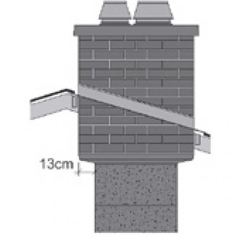 Верхний комплект под обмуровку кирпичом 11,5 см двухходовой Schiedel UNI