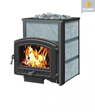 Чугунная печь для бани Везувий Легенда 16 (224) талькохлорит