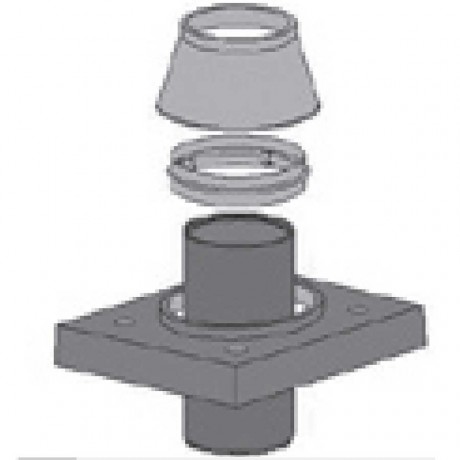 Верхний комплект под отделку 2 см одноходовой Schiedel UNI