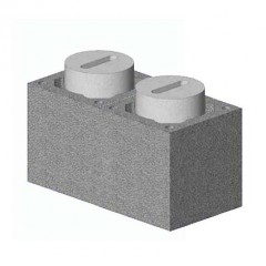 Комплект блок-опора для двухходового дымохода без вентиляции Schiedel UNI