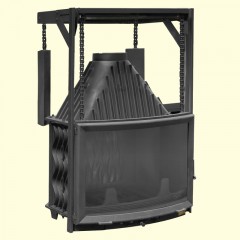 Чугунная топка Панорама 800П