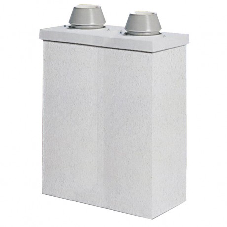 Комплект UraTOP 1.5 пм для двухходового дымохода с вентканалом Schiedel UNI