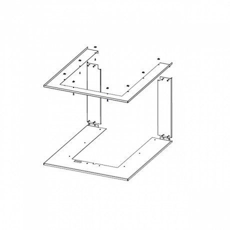 Монтажная рама для дверцы HU3LF RAM14/R1