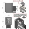 Чугунная печь сенсация 16 антрацит (дт-4)