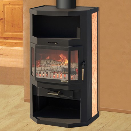 Печь-камин МЕТА Ангара Аква (с водяным контуром)