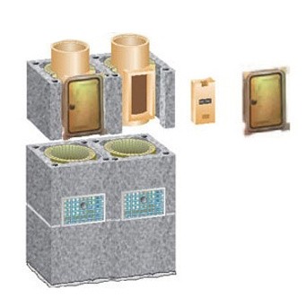 Основание для двухходового дымохода без вентиляции Schiedel UNI