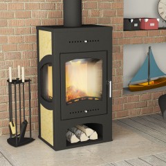 Печь-камин МЕТА Варта 3D