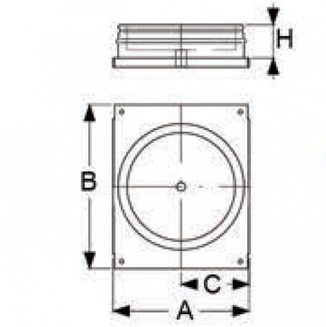 Основание с отводом конденсата