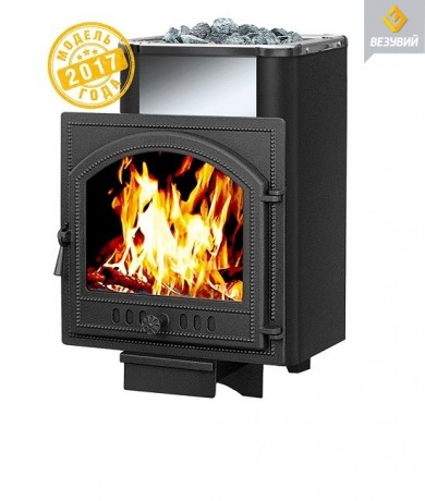 Чугунная печь Сенсация 28 Антрацит (205)