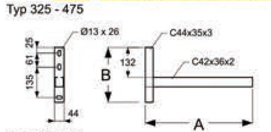 Опорная консоль малая