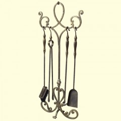 Набор для ухода за камином №800 золото