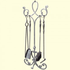 Набор для ухода за камином №800 серебро