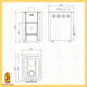 Дровяная печь для бани Карелия 12 компакт