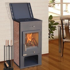 Печь-камин МЕТА Нарва с плитой