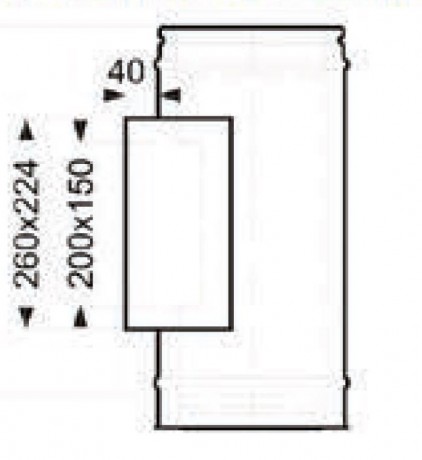 Тройник прочистки для твердого топлива