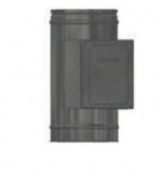 Тройник прочистки для твердого топлива