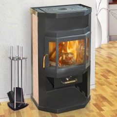 Печь-камин МЕТА Ока с плитой