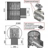 Чугунная печь легенда ковка 16 (271)