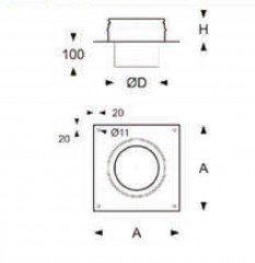 Переходник Кирпичная труба - PM50