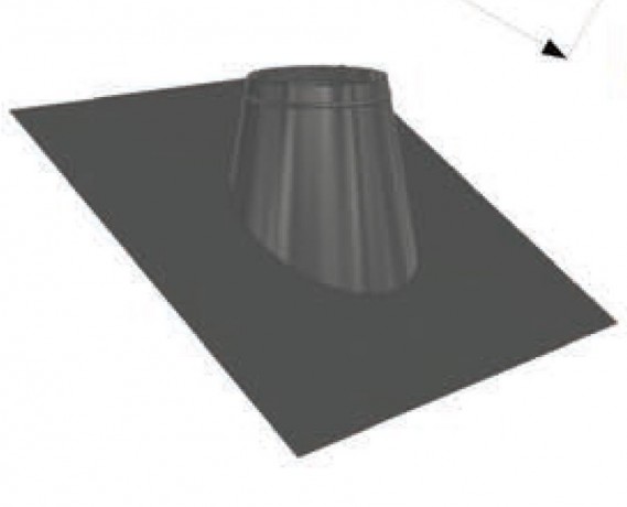 Проход через крышу 3-15°