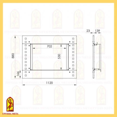 Стальная рамка КАДР