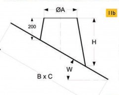 Проход через крышу 36-45°